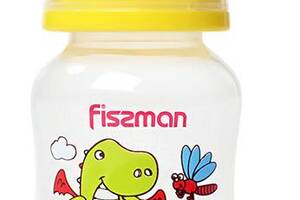 Бутылочка детская для кормления Fissman Babies 'Дракоша' 125мл, желтая