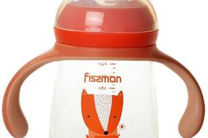 Бутылочка детская для кормления Fissman Babies 'Хитрый лис' 260мл с ручками