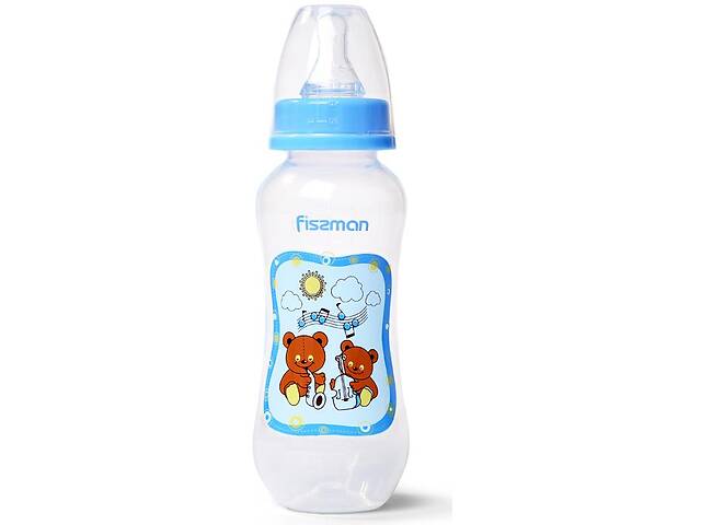 Бутылочка детская для кормления Fissman Babies 'Медвежата-музыканты' 240мл