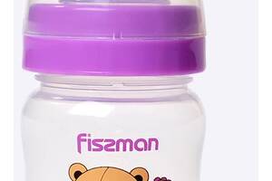 Бутылочка детская для кормления Fissman Babies 'Мишка-любимчик' 120мл с широким горлышком