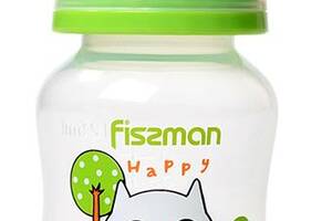 Бутылочка детская для кормления Fissman Babies 'Счастливый котик' 125мл