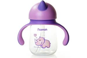 Бутылочка детская Fissman Babies 'Носорог' 260мл с ручками