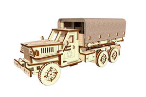 Дерев'яний конструктор 'Військова вантажівка STUDEBAKER' OPZ-003, 176 деталей