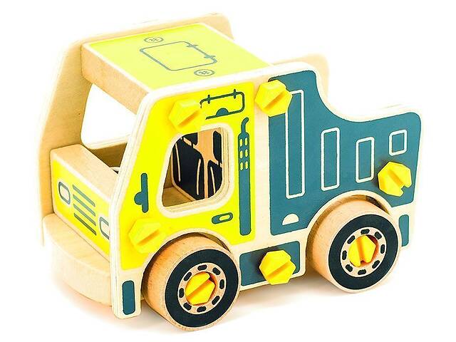 Деревянный конструктор Мир деревянных игрушек Самосвал (Д428)