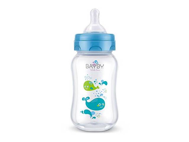 Бутылочка для кормления Bayby BFB6102 250ml 0м+ синий