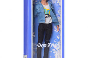 Детская кукла Кен Bambi 8427 в зимней одежде Джинсовая куртка
