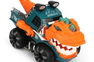 Детская машинка Динозавр Bambi ZR171-1 со светом и звуком Оранжевый
