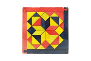 Дитяча мозаїка 'Геометрика'172401 дерев'яна (Красный-синий)