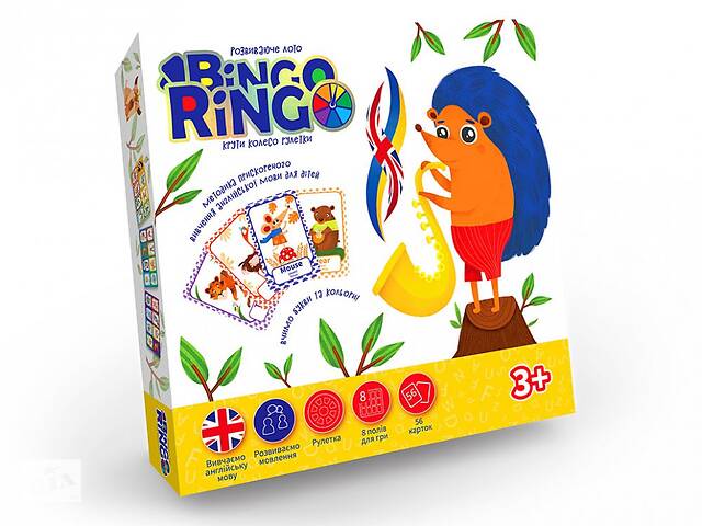 Дитяча настільна гра 'Bingo Ringo' GBR-01-01EU укр /англ мовами