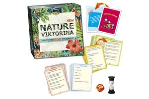 Дитяча настільна гра 'NATURE. Вікторина NEW' MKK0606 від 5 років