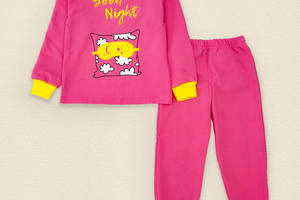 Детская пижама с начесом Dexter`s good night 98 см розовый (131539368431)