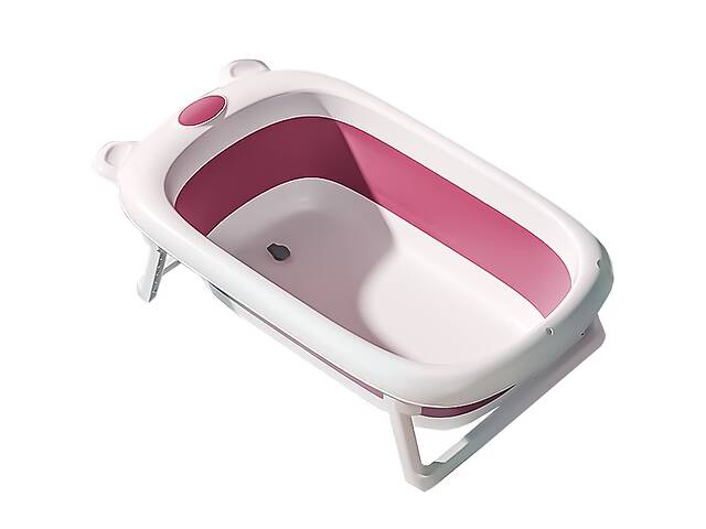 Детская складная ванночка Bestbaby BS-6688 Pink для купания (11116-58934)