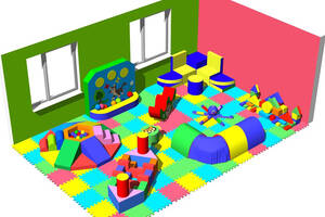 Детская игровая комната от 30-40 кв. м TIA-SPORT