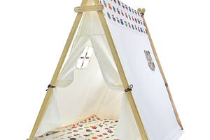 Детская игровая палатка Littledove TT-TO1 Лесные совы 130 х 102 см Белый (6726-23341)