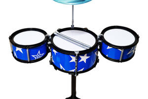 Детская игрушка Барабанная установка Bambi 1588(Blue) 3 барабана