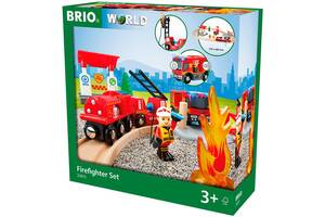 Детская железная дорога Пожарная станция BRIO (33815)