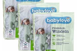 Детские одноразовые подгузники Babylove Premium 2 mini (3-6) кг 126 шт