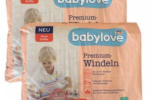 Детские одноразовые подгузники Babylove Premium 8 18+ кг 56 шт