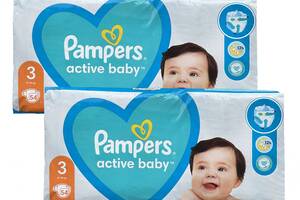 Детские одноразовые подгузники Pampers Active Baby 3 Midi 6-10 кг 108 шт