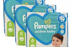 Детские одноразовые подгузники Pampers Active Baby 6 13-18 кг 96 шт