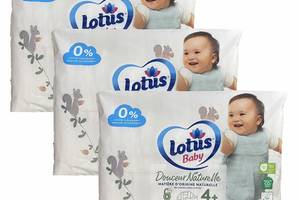 Детские подгузники Lotus Baby 4+ (10-14 кг) 105 шт