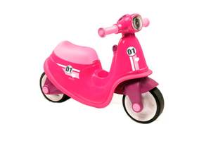 Детский беговел скутер каталка Pink Smoby OL29762