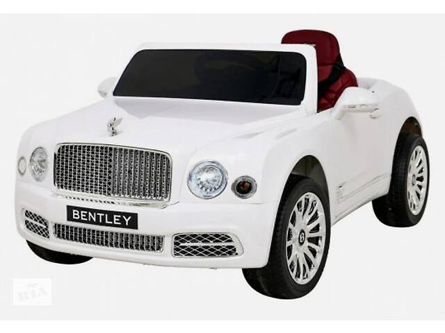 Детский электромобиль Bentley Mulsanne JE1006 белый на пульте, Купи уже сегодня!