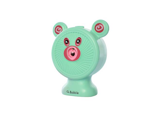 Детский генератор мыльных пузырей 'Медвеженок' Bambi S680-13A Зеленый