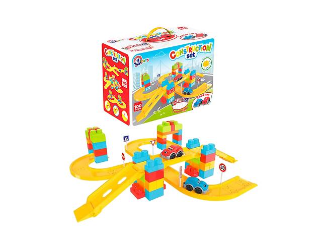 Детский конструктор Technok Toys Автомагистраль 100 деталей Multicolor (114171)