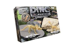 Дитячий набір для проведення розкопок динозаврів DINO EXCAVATION DEX-01 (Трицератопс)