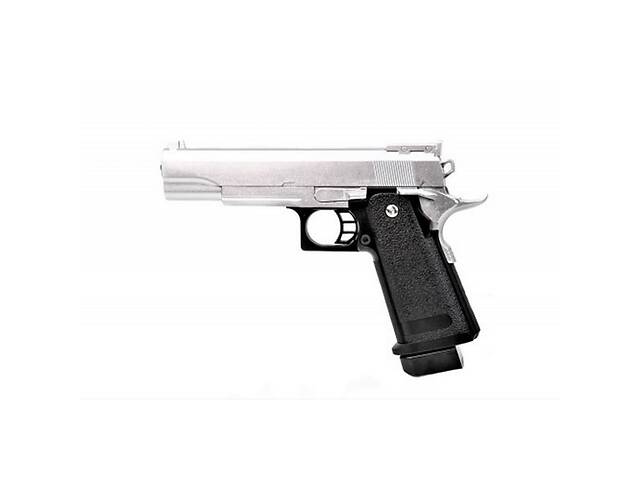 Детский пистолет на пульках 'Colt M1911' Galaxy G6S металл серебро ...