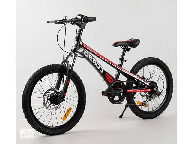 Детский спортивный велосипед Corso Speedline 20' 7 скоростей MG-29535 Черный