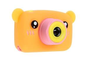 Детский цифровой фотоаппарат RIAS X-500B 'Мишка' Pink/Orange (3_01243)