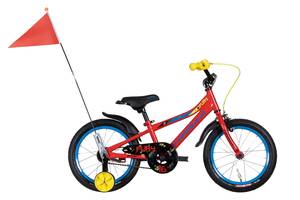 Детский велосипед 16' Formula FURY 2022 Красный с желтым и синим