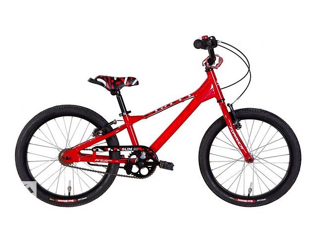 Дитячий велосипед 16' Formula SLIM 2022 Розмір 8.5' червоний з кошиком