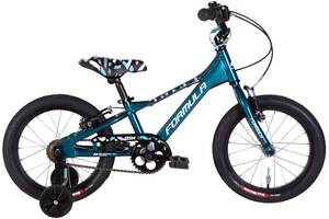 Дитячий велосипед 16' Formula SLIM 2022 Розмір 8.5' синій з кошиком