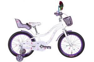 Детский Велосипед 18' Formula ALICIA 2022 Размер 9' белый