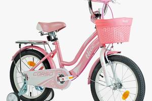 Детский велосипед двухколесный Corso Nice 16' Pink (154463)