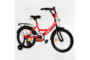 Детский велосипед с багажником CORSO Maxis 18 Red (113614)