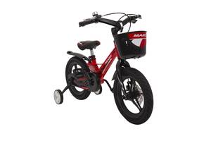 Детский велосипед со складным рулем Hammer MARS 2 Evoulution-14 Дюймов Белый от 4 лет Красный