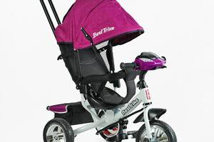 Детский велосипед трехколесный Best Trike USB Bluetooth 25/20' Purple (150262)