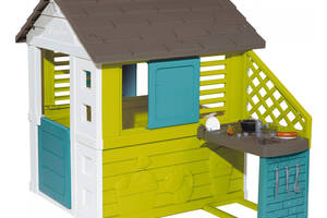 Детский игровой домик Rainbow с аксессуарами Smoby IG-OL185768