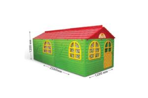 Дитячий ігровий Будиночок зі шторками 02550/23 пластиковий