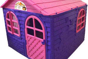 Детский игровой пластиковый домик со шторками Doloni 02550/1 129*129*120см
