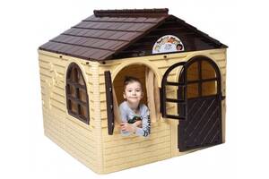 Детский игровой пластиковый домик со шторками Doloni 02550/2 129*129*120см