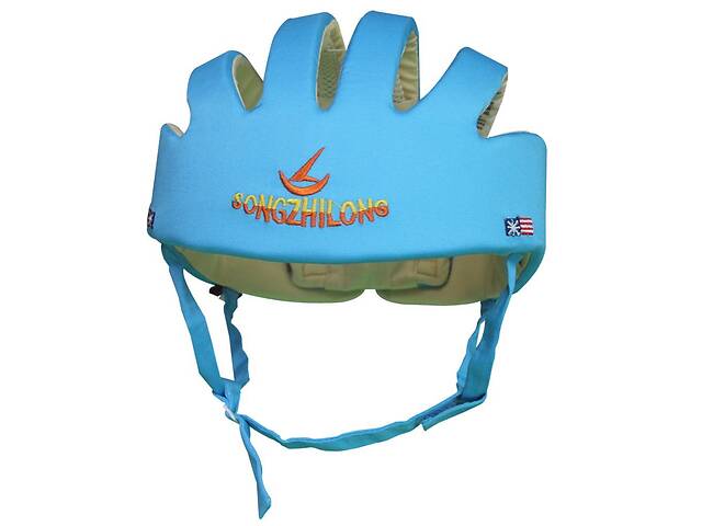Детский защитный шлем Song Zhi Long 10020P Голубой