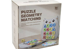 Дитяча гра сортер Puzzle Geometry Matching ME-104, 2 ігрових поля, геометричні фігури
