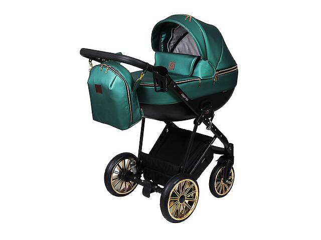 Дитяча коляска 2 в 1 Angelina Kapris Luxury смарагдова color 10