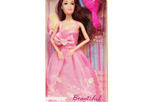 Дитяча Лялька 'Beautiful Girl' D200-216(Pink) в святковій сукні