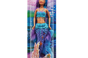 Дитяча лялька Русалонька DEFA 8483 із рухомим хвостом (Блакитна)